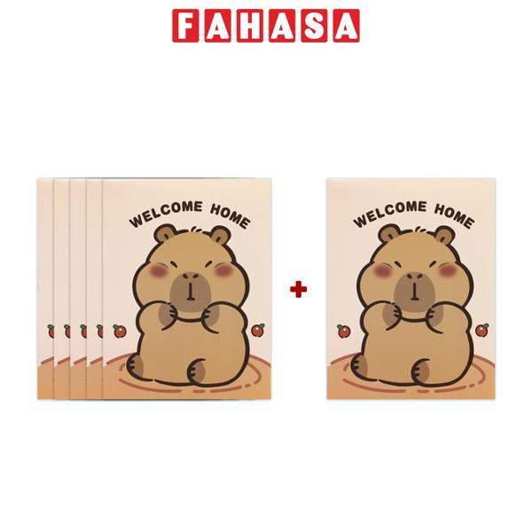 [MUA 5 TẶNG 1] Tập Học Sinh Capybara - 4 Ô Ly - 200 Trang 80gsm - The Sun - Mẫu 3