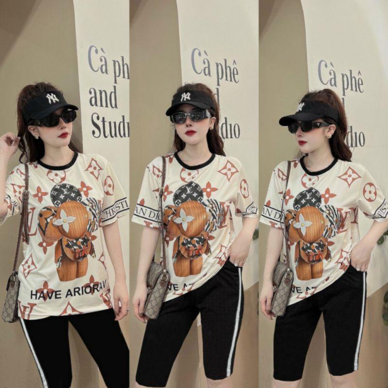 SET BỘ THỜI TRANG FOM RỘNG PHỐI HỌA TIẾT