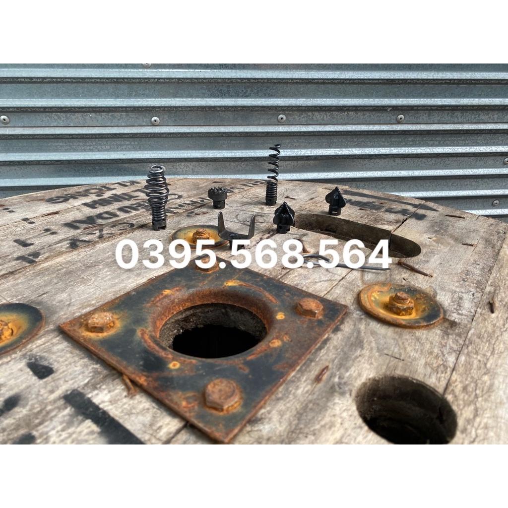 3M dây thông cống + 6 đầu thông+ tay quay
