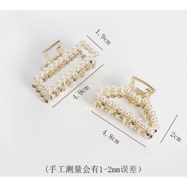 Sét 3 kẹp tóc đính đá 3 mẫu kiểu dáng hàn quốc