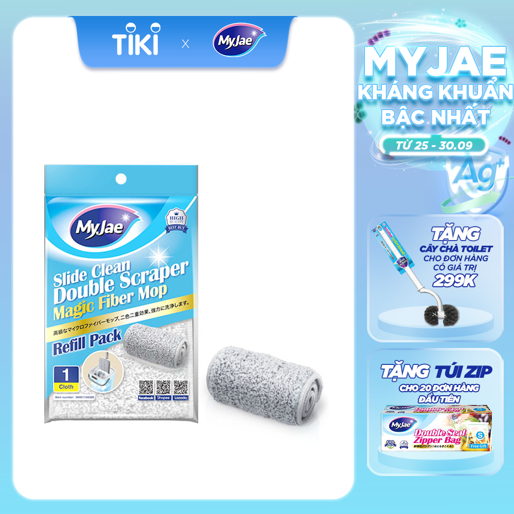 Bông lau cây lau nhà sợi fiber kỳ diệu maxi MyJae