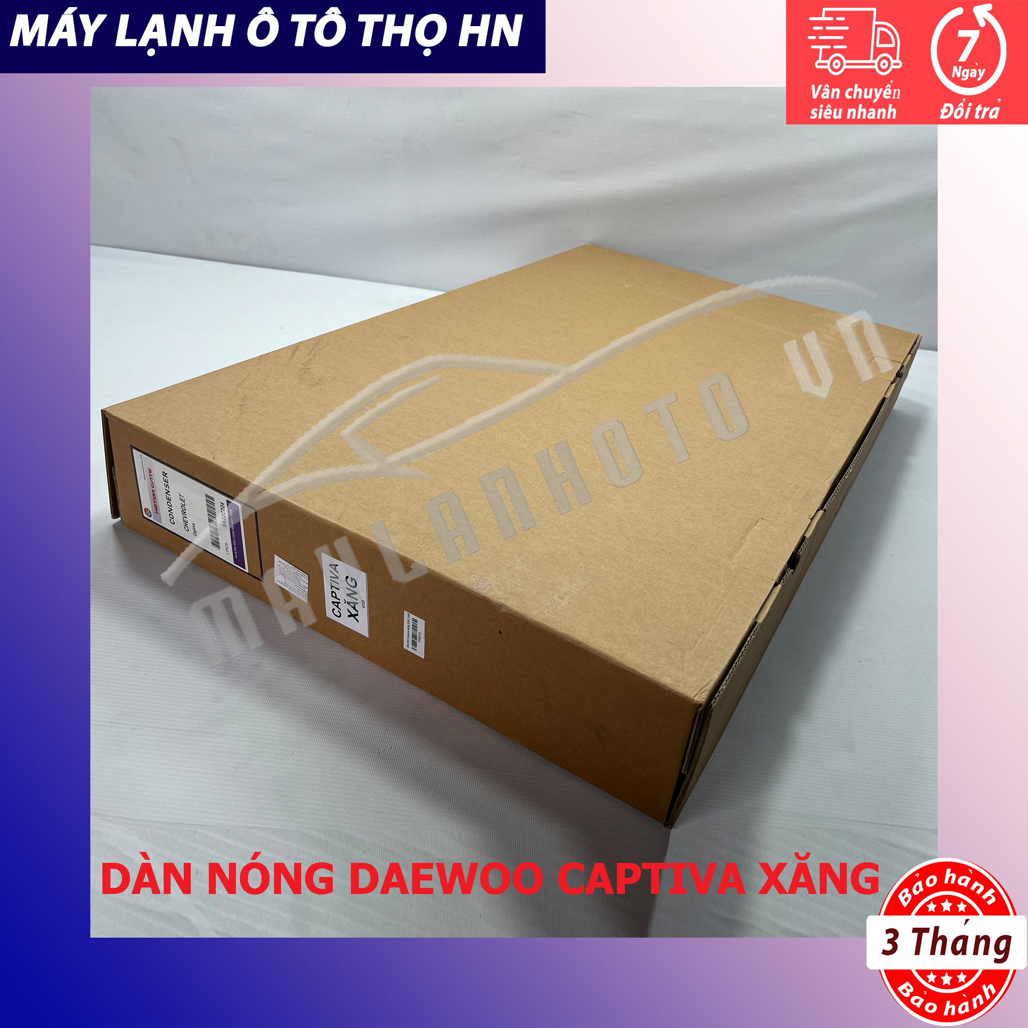 Dàn nóng Chevrolet Captiva 2007 2008 2009 2010 máy xăng hàng xịn Hàn Quốc 07 08 09 10