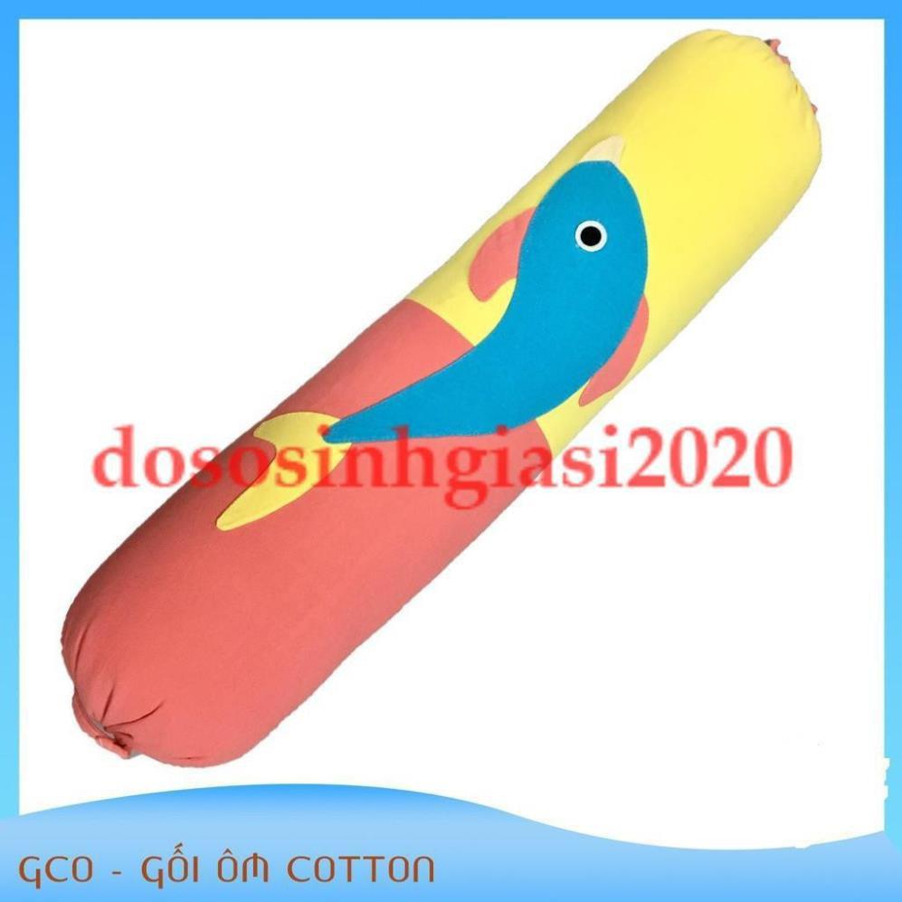 Gối ôm cho bé-Gối Ôm Cotton xốp cá Cho Bé 70cm