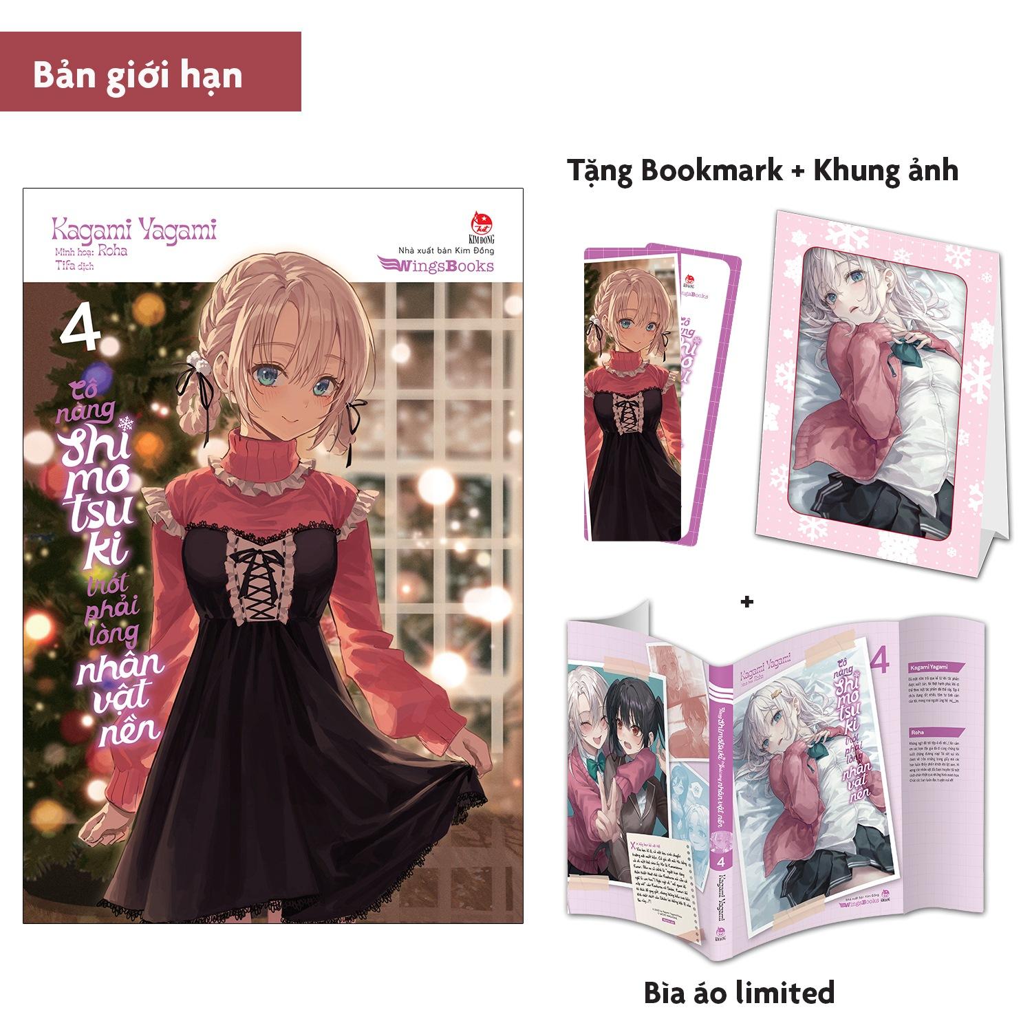 Cô Nàng Shimotsuki Trót Phải Lòng Nhân Vật Nền - Tập 4 - Bản Giới Hạn - Tặng Kèm Bookmark + Khung Ảnh + Bìa Áo Limited