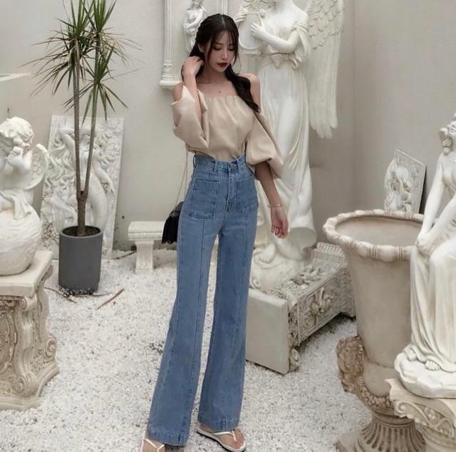 Quần Jeans Xanh