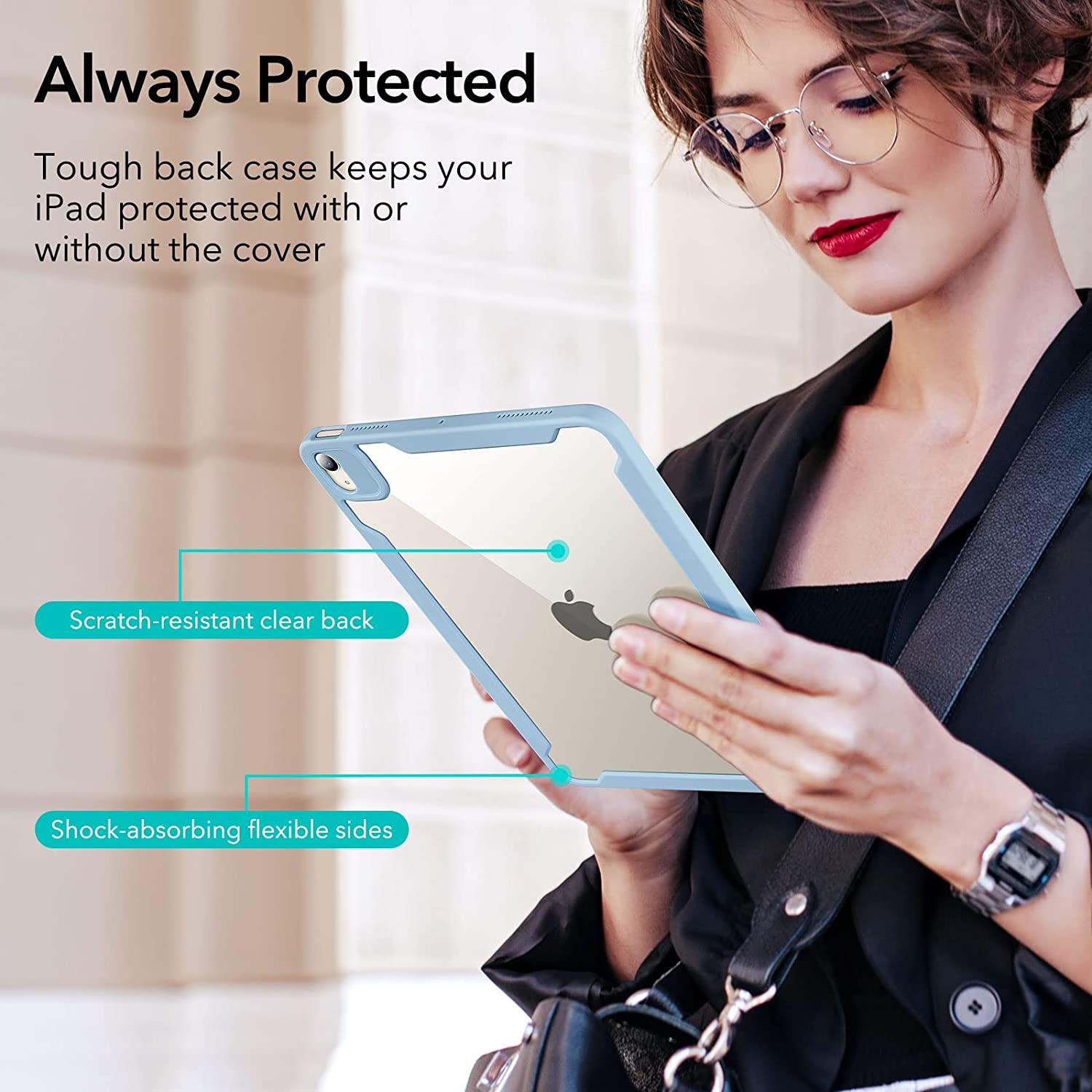 Bao da cho iPad Air 5 2022 / iPad Air 4 2020 10.9 Inch ESR Rebound Hybrid Case 360 - Hàng Chính Hãng