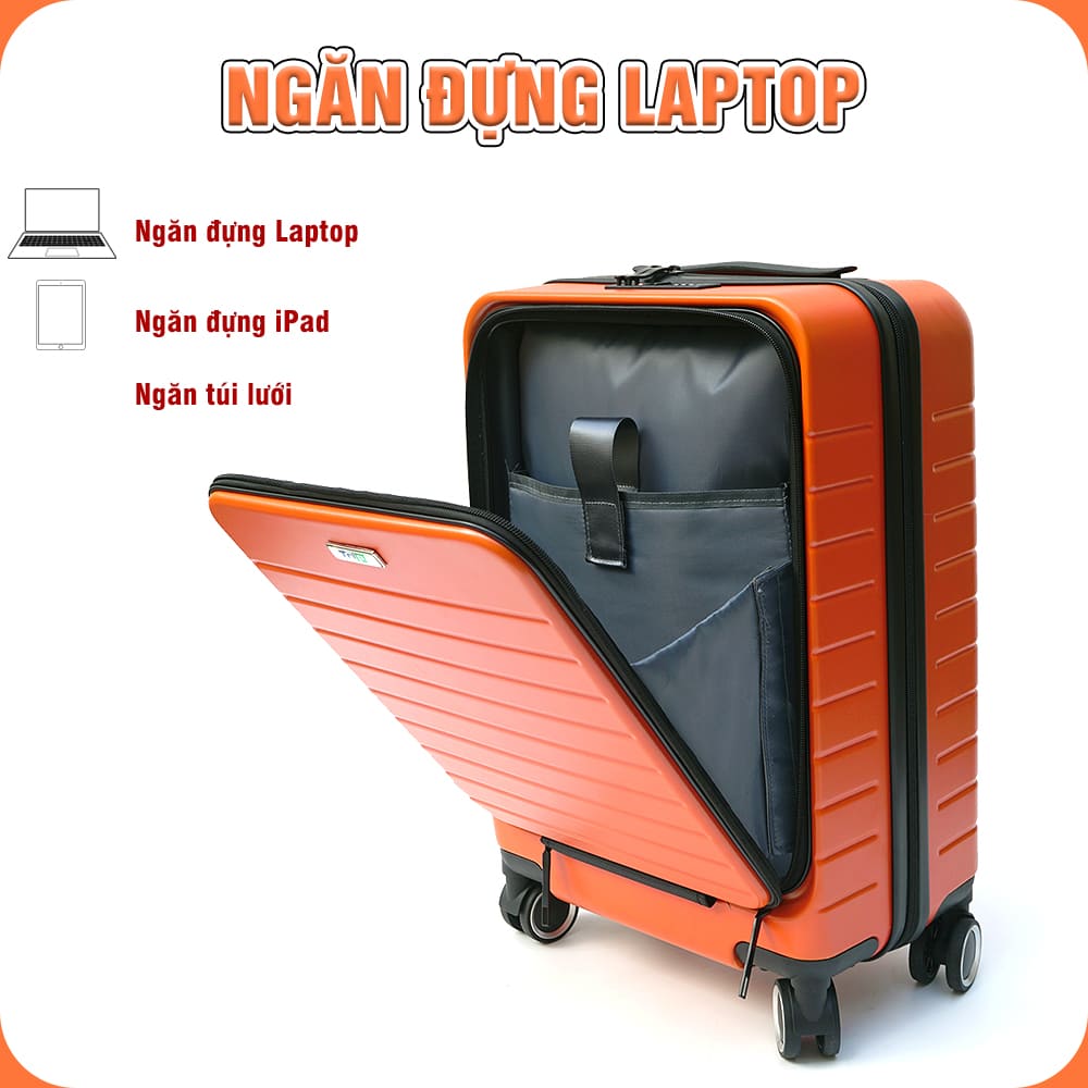 Vali có ngăn đựng laptop size 20inch cao cấp TRIP LUX90