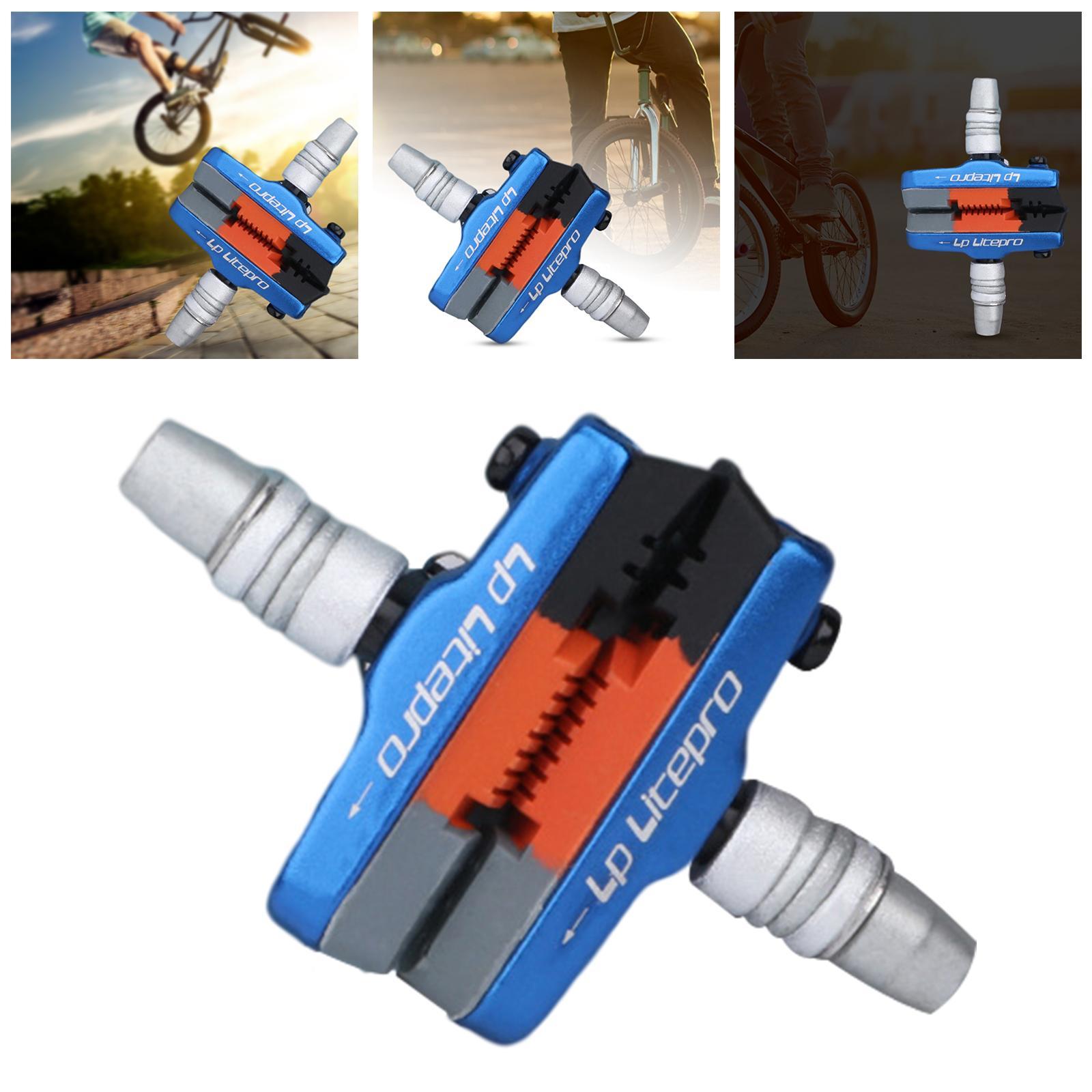 2x 2x Premium Durable Bike Brake Blocks  Mountain Road  Brake Pads  Repair Accessories