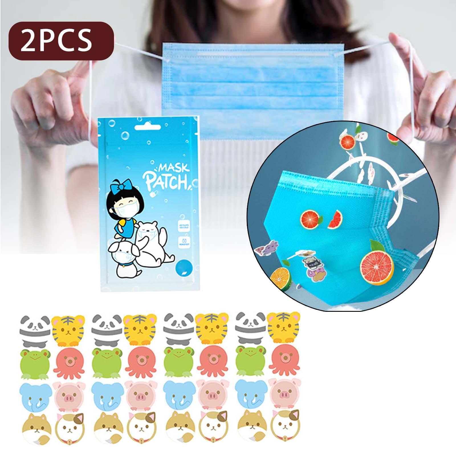 64 Pieces Cute  Stickers Scented Decor Easy to Use Removal Aroma