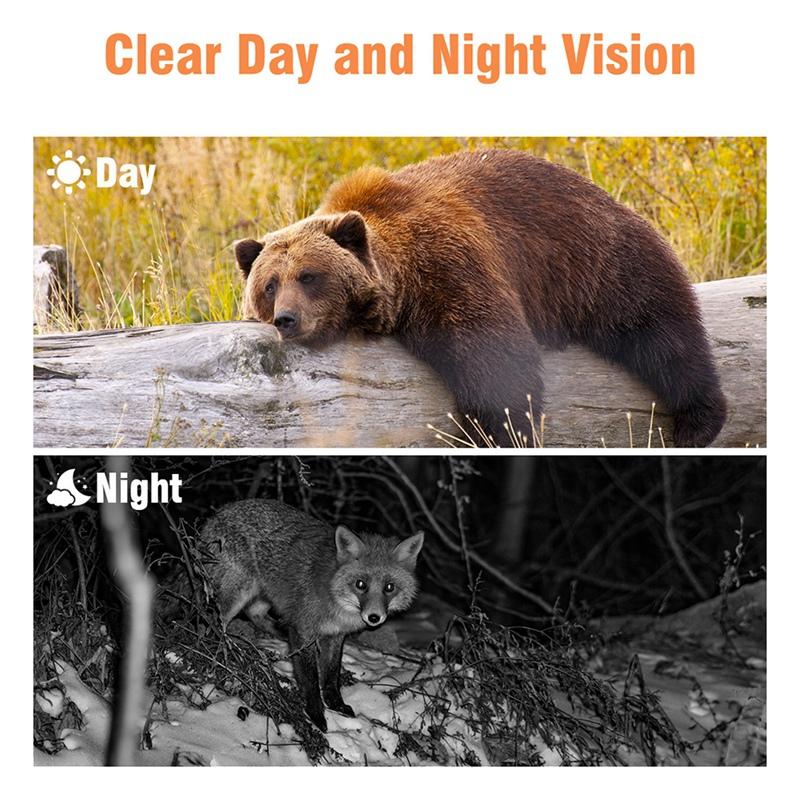 Camera săn bắn mini 1080p camera đường mòn hoang dã tầm nhìn ban đêm