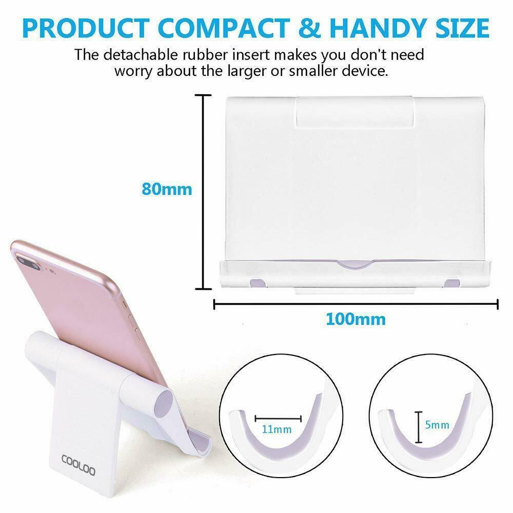 Folding Phone Tablet Holder Desktop Multifunctional Adjustable Mobile Phone Stand
