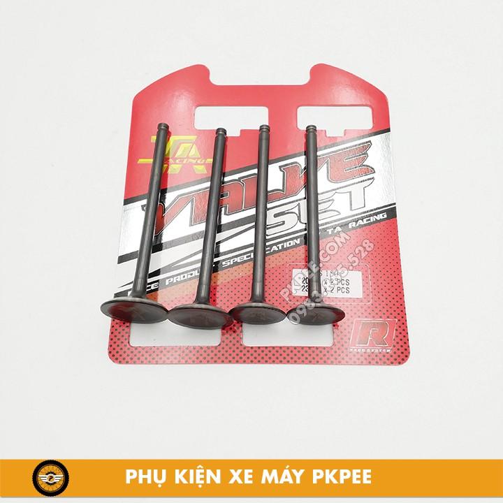 Bộ 4 Cây Xupap Hợp Kim TA Racing Gắn Exciter, Winner, Raider, Satria