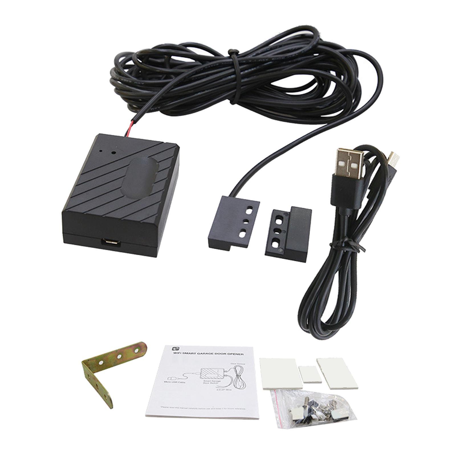 Smart WiFi Garage Door Controller Opener, Timing Function Wireless Garage Switch