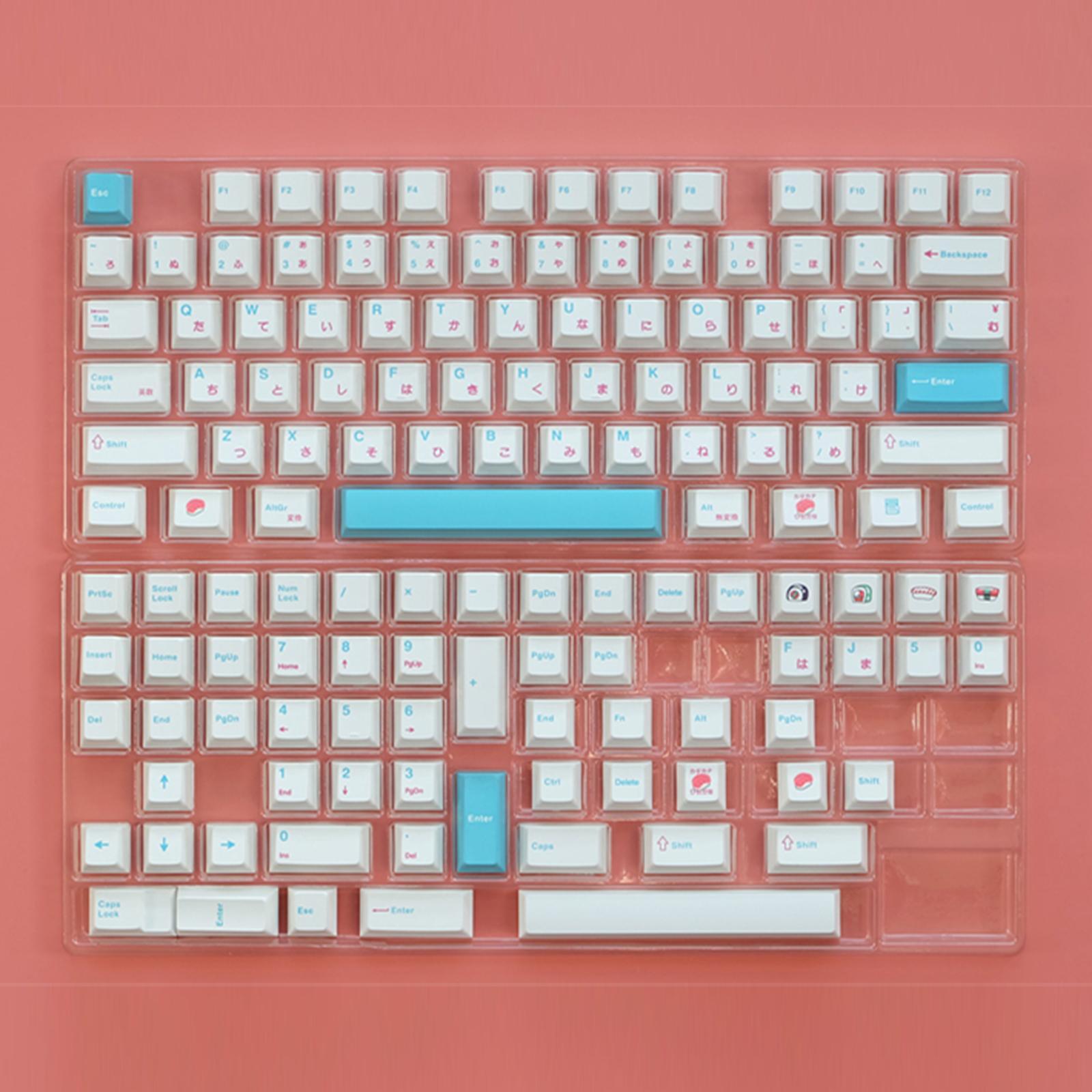 135 Keys PBT Japanese Keycaps for XDA Profile for Gaming Mechanical Keyboard