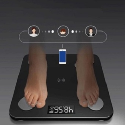 Cân điện tử sức khoẻ kết nối điện thoại phân tích mỡ thừa và các chỉ số cơ thể