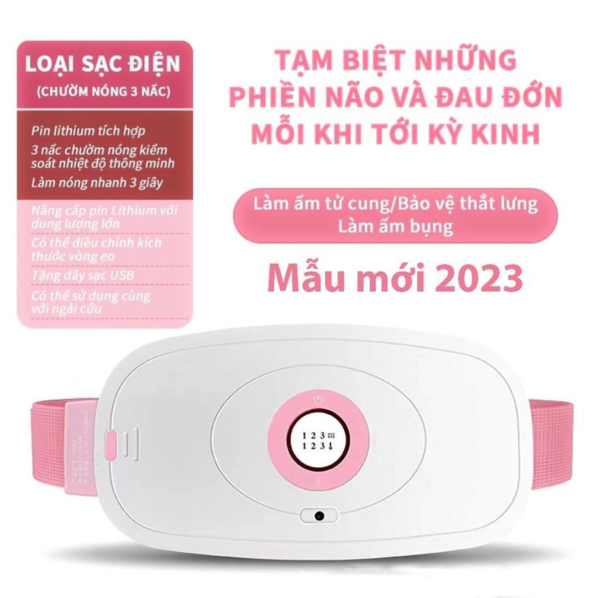 Máy Massage Bụng Kinh Nguyệt, Giảm Đau, Làm Ấm Bụng, Làm Ấm Tử Cung Cho Phụ Nữ Đến Kì Kinh Nguyệt, Điều Chỉnh 3 Tốc Độ