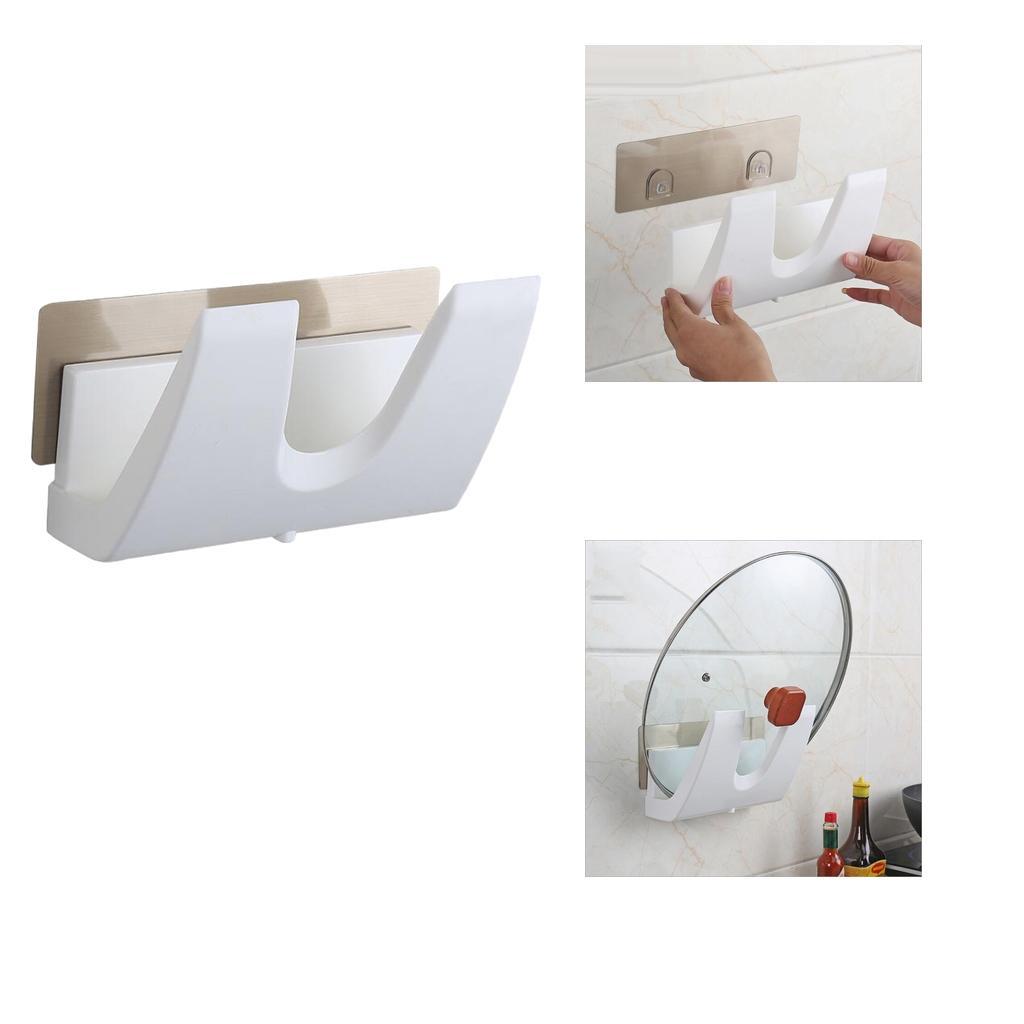 Kitchen Pan Pot Lid Cover Rack Holder Wall Storage