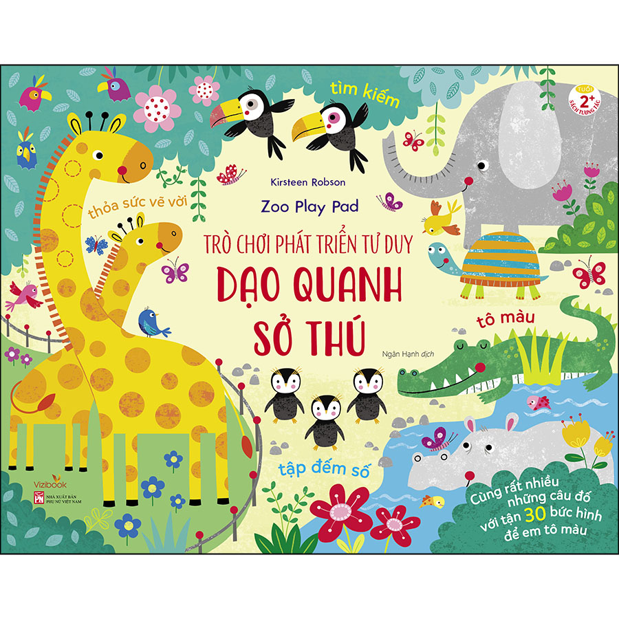 Combo Trò chơi phát triển tư duy - Khám phá rừng xanh - Dạo quanh sở thú