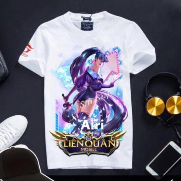 VHL Store Áo Liên Quân Mobile Cotton Màu Trắng Co Dãn 4 Chiều Airi Mỵ Hồ VHL Store