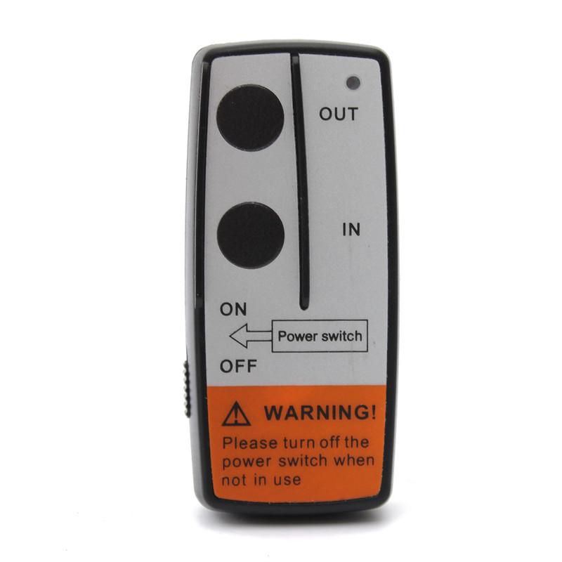 12V/50ft Car Electric Wireless Winch Remote Control Cordless Switch Remote Control Switch Unit Kits for Truck Trailer +1 Receiver