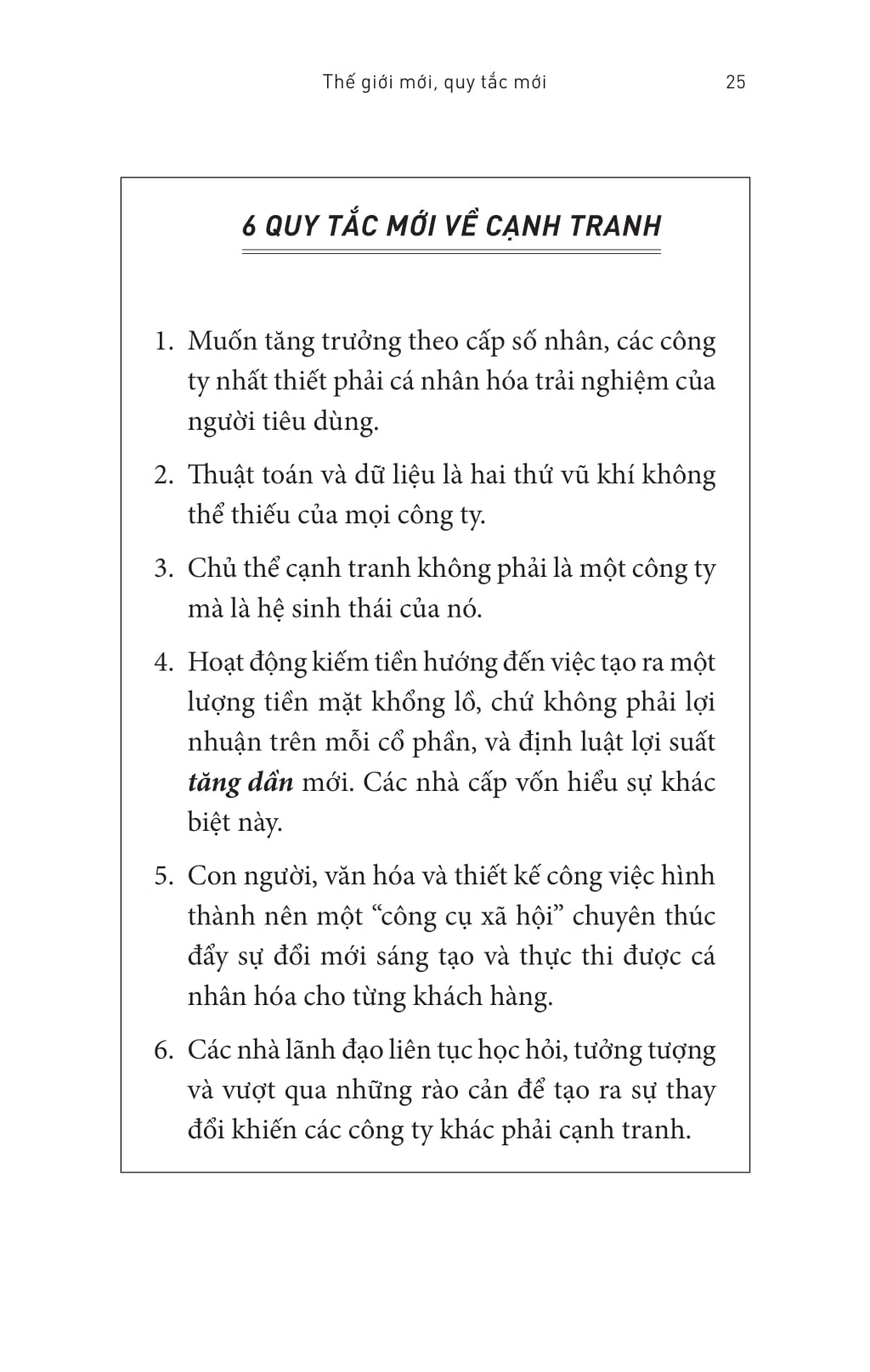 Tư Duy Lại Lợi Thế Cạnh Tranh - 6 Quy Tắc Mới Cho Thời Đại Số _TRE