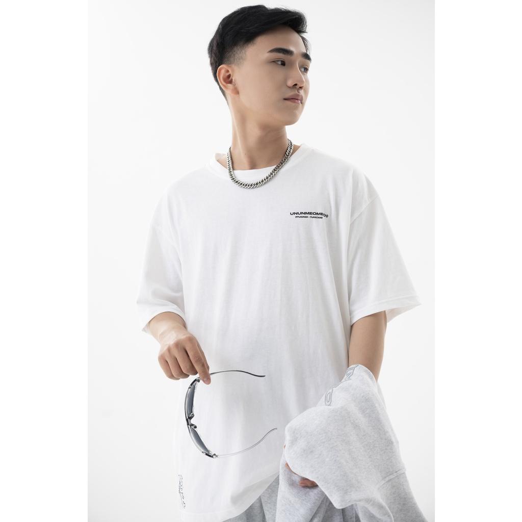 Áo thun in logo UnUnMeoMeo - Unisex - Vải Thun Cotton 100% - From Rộng Tay Lỡ - Ủn Ủn Meo Meo