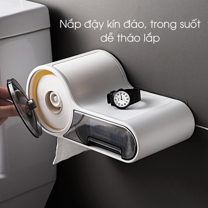 Hộp giấy vệ sinh dán tường cao cấp SQ-5262