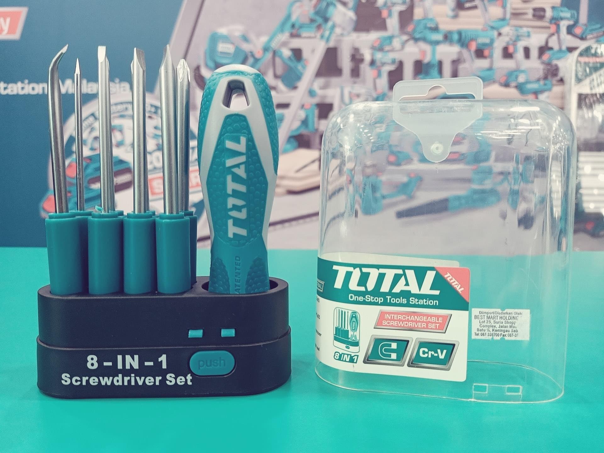BỘ 9 TUA VÍT ĐA NĂNG TOTAL THT250906 - HÀNG CHÍNH HÃNG