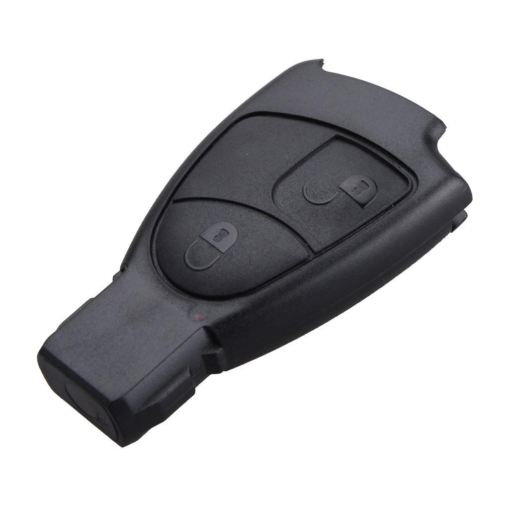 2 Button Remote Key Fob Case For     Black