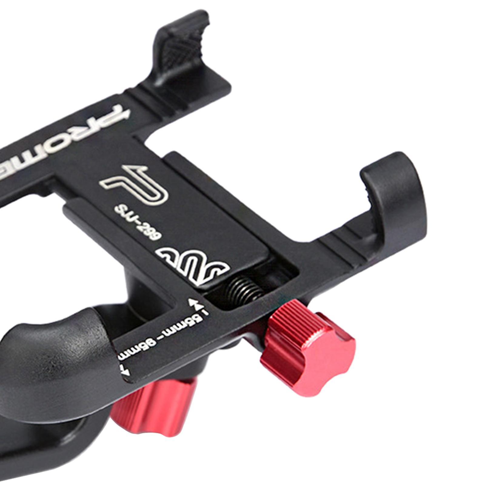 Road Bike Phone Holder Electric Bike Mount Rotatable  Black Handlebar