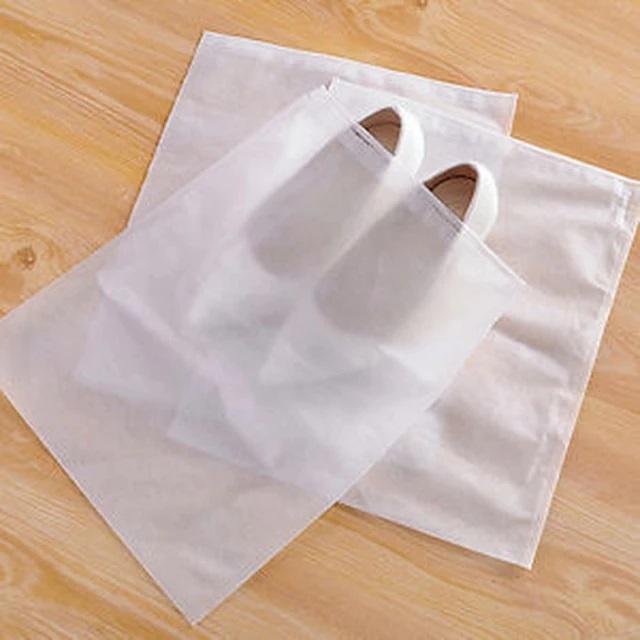 Túi Vải Đựng Giày Dép Dây Rút Chống Bẩn Du Lịch Size Lớn Với Họa Tiết Thiết Kế Đẹp Mắt - Xanh Da Trời Mẫu Mới
