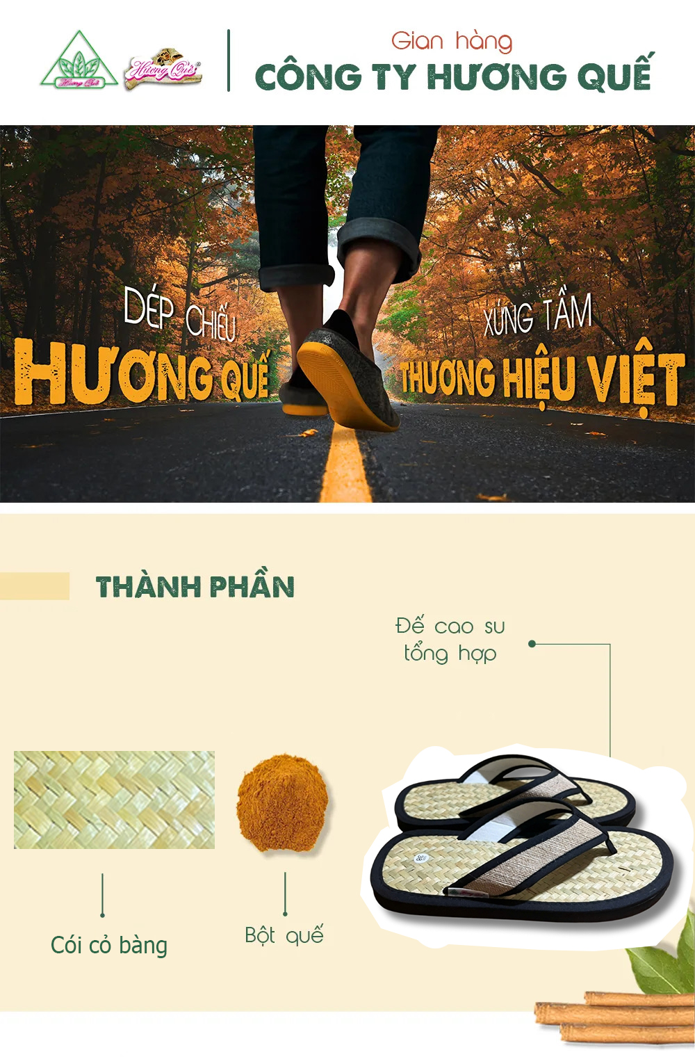Dép chiếu Hương Quế DCQ-89