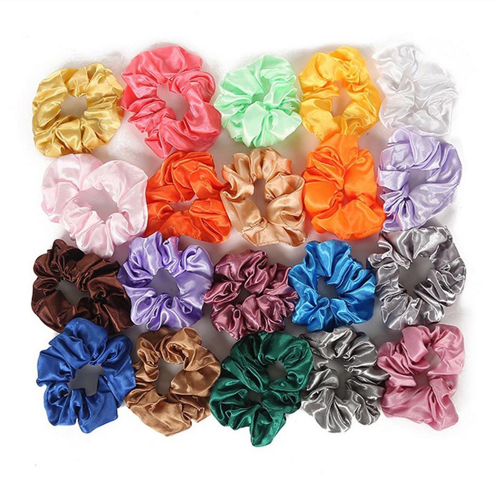 40-Pack Velvet Scrunchies Hair Bands Hair Ties Ropes Women Hair Accessories