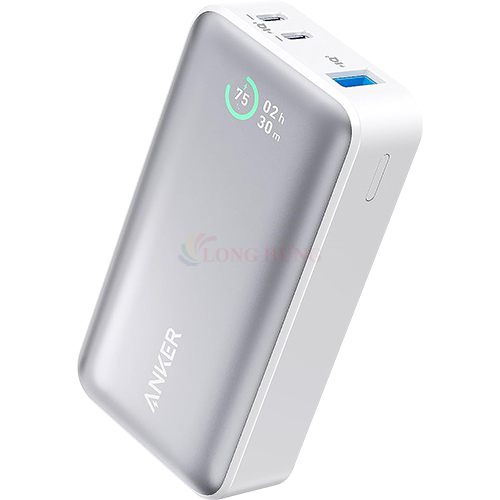 Sạc dự phòng Anker 533 PowerCore 1USB 2Type-C 30W 10000mAh A1256 - Hàng chính hãng