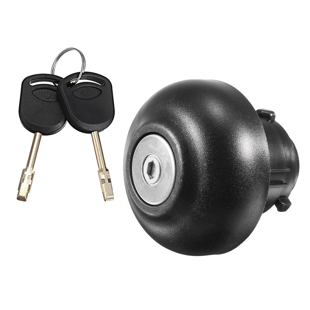 Diesel Petrol Fuel Tank Cap Cover with 2 Keys Fit For Ford Transit 2006-2019