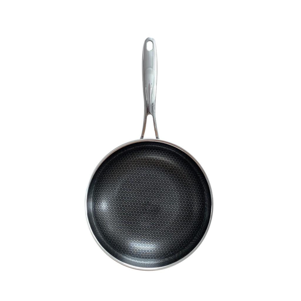 Chảo Chống Dính Bếp Từ Cào Không Xước KimsCook Hàn Quốc inox 304 - 20cm/22cm/24cm/26cm/28cm/30cm/32cm - tặng 1 nắp kính Fivestar