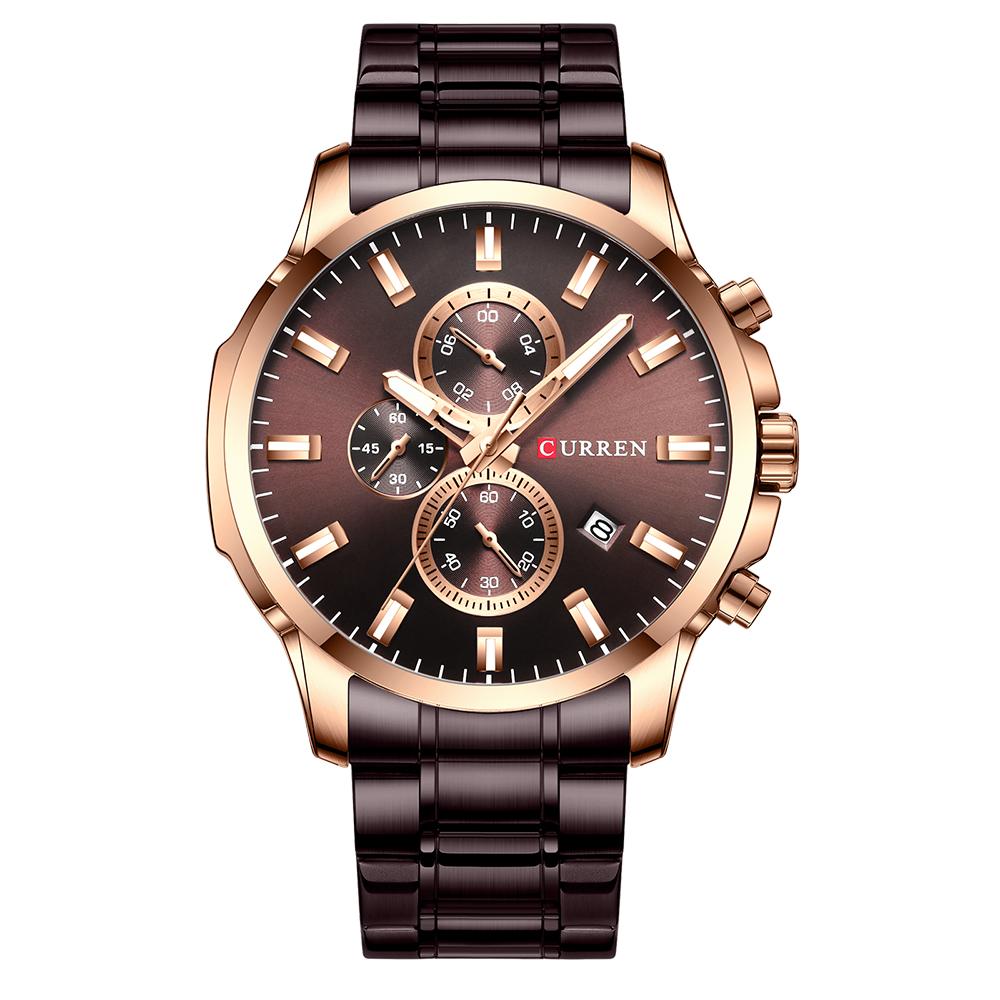 Đồng hồ đeo tay CURREN 8348 Quartz Man với dây đeo bằng thép không gỉ