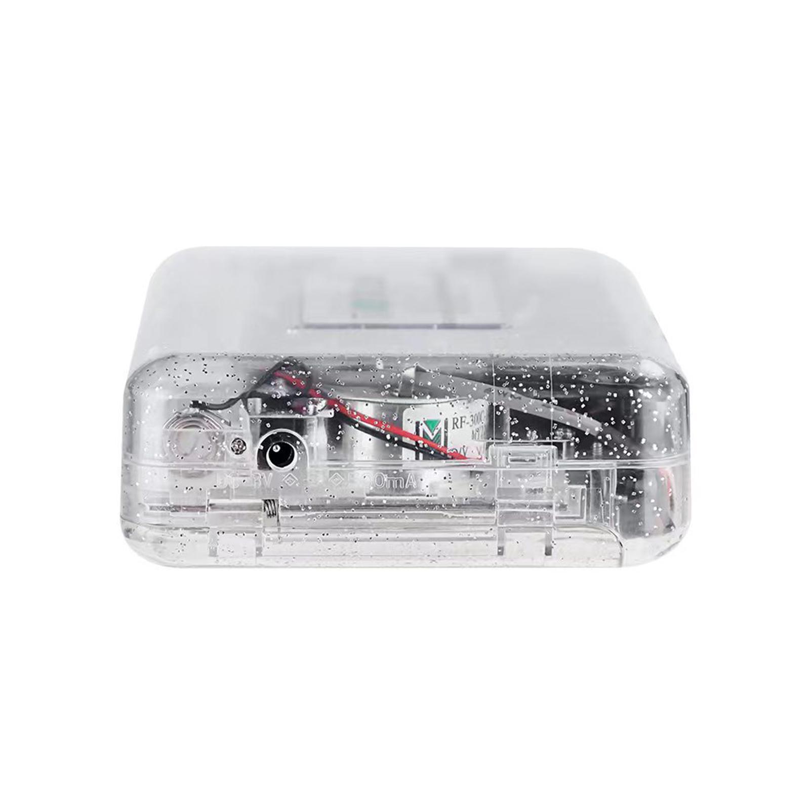 Transparent Cassette Player Cassette to MP3 Converter for Entertainment  Compact  Compact Vintage Cassette Tape Player