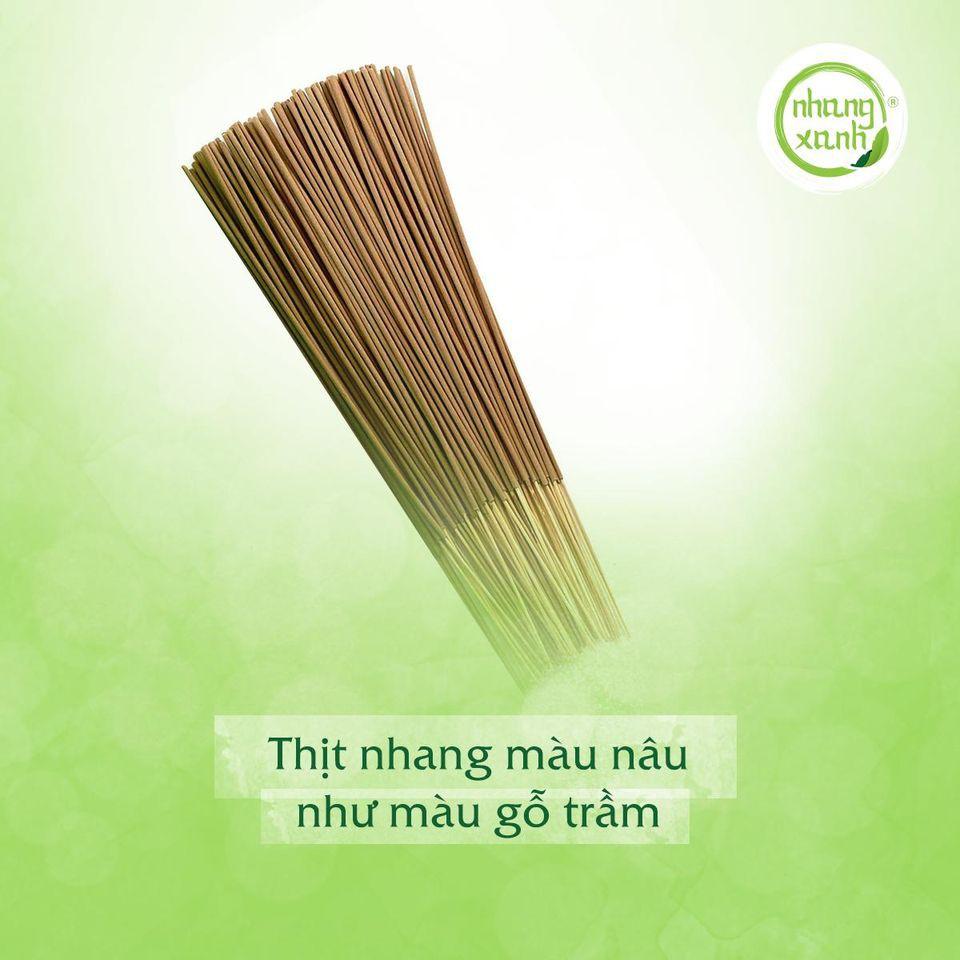 Nhang Xanh Trầm Hương - Cao 20cm Hộp 200 gram