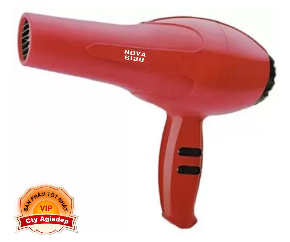 Máy sấy tóc NOVA cao cấp siêu mạnh mẽ 2800W đen đỏ, tiện lợi, nổi tiếng toàn cầu