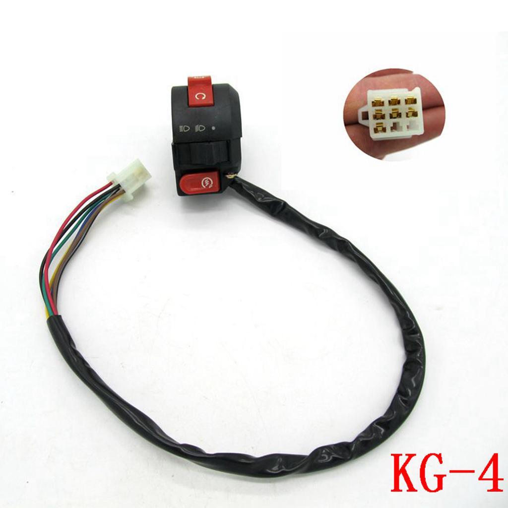 3-Function Left Handlebar Switch for 50 70 90 110 125cc ATV  Wheeler