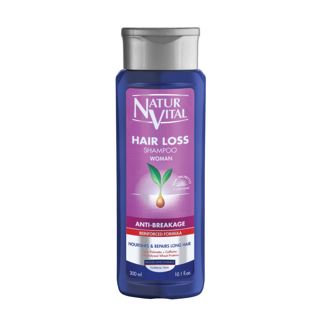 Dầu Gội NaturVital Hair Loss Anti-Breakage Chiết Xuất Lúa Mì & Nhân Sâm Ngăn Ngừa Gãy Rụng Chuyên Sâu, Hỗ trợ Dưỡng Ẩm & Tăng Cường Độ Bóng Cho Tóc