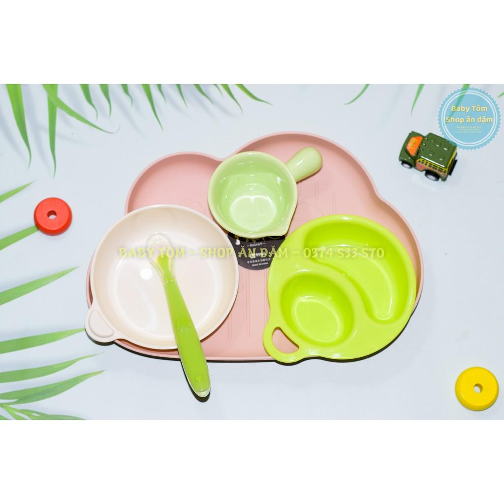 Set bát ăn dặm NHỰA PAKU PAKU