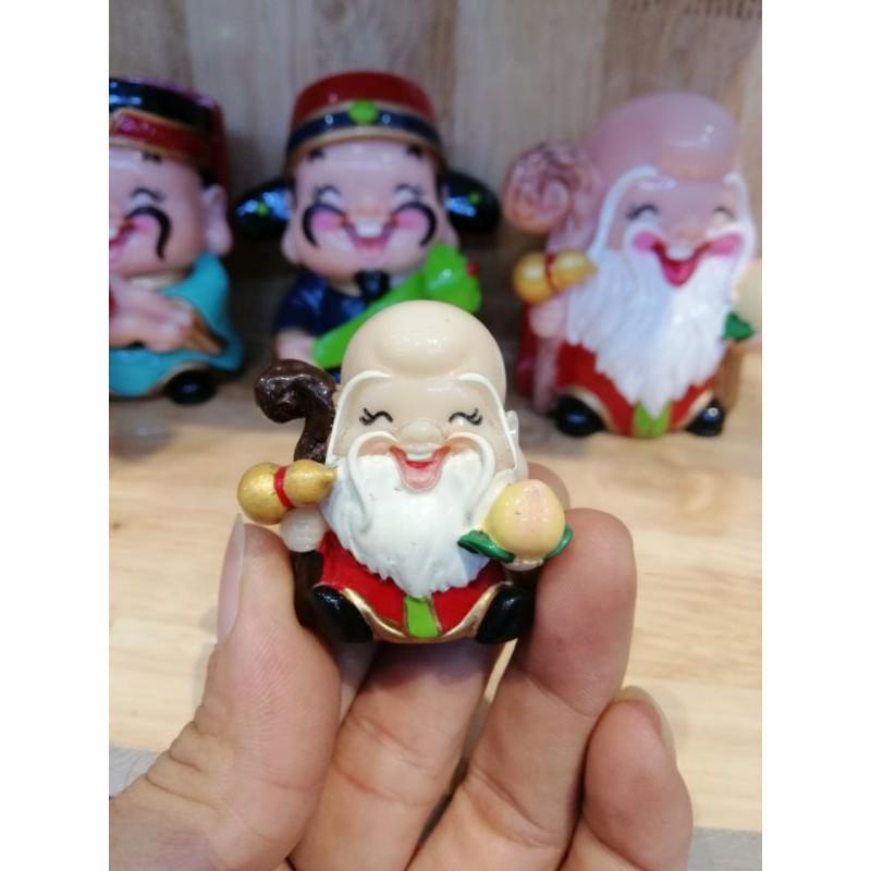 BỘ TƯỢNG 3 ÔNG PHÚC LỘC THỌ CAO 4 CM
