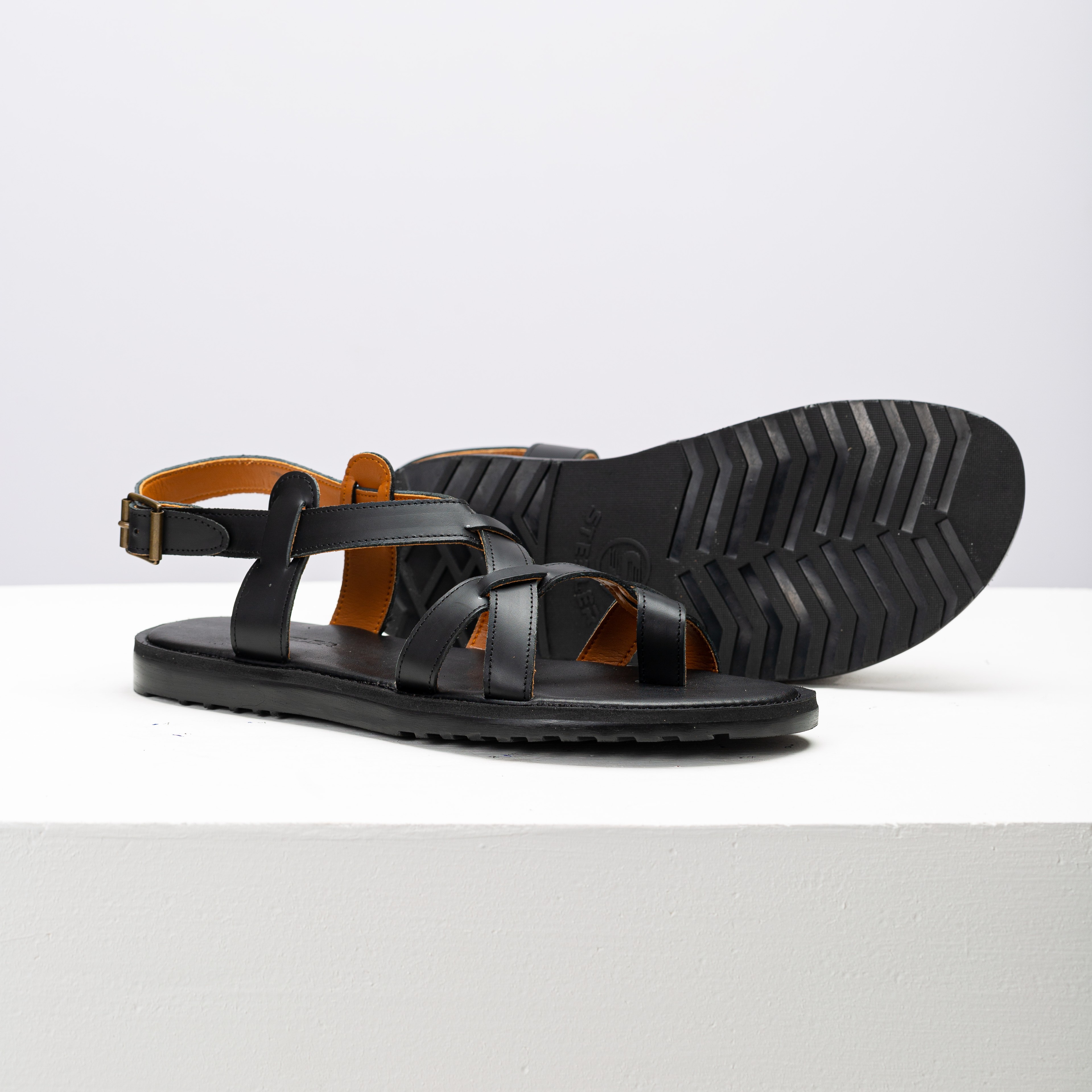 GIÀY SANDAL NAM STEELER - S6 BLACK NEW