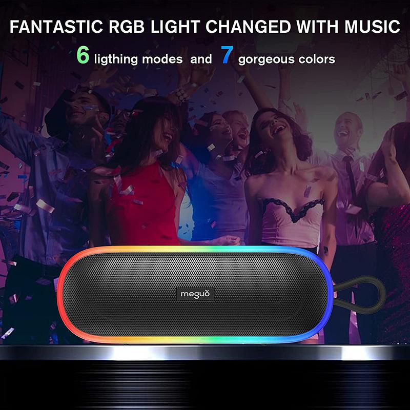 Loa bluetooth ưu đãi nhất Mingguo Amazon loa siêu trầm thẻ chống nước âm lượng lớn loa bluetooth ngoài trời