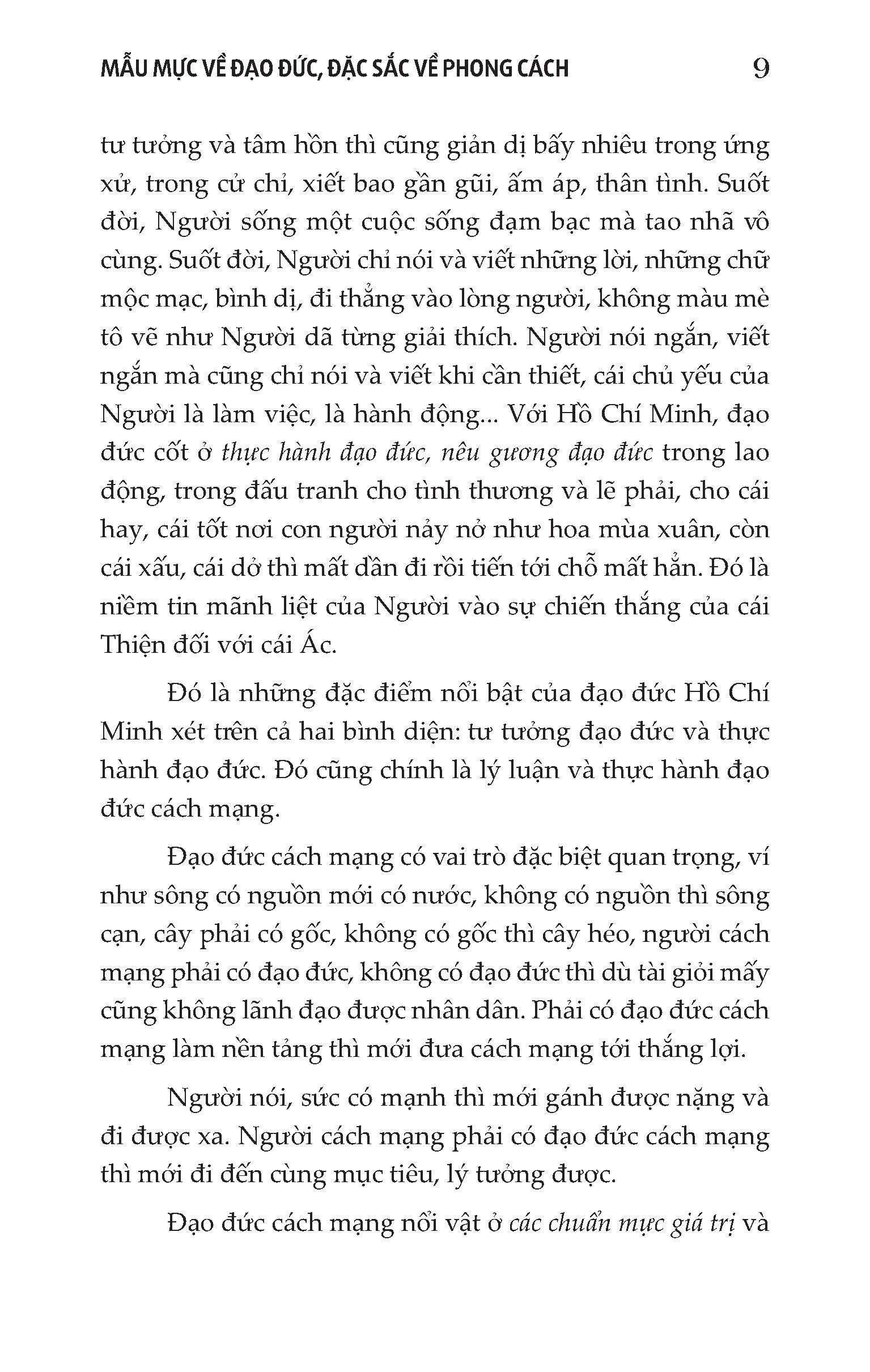 Tấm Gương Bác - Ngọc Quý Của Mọi Nhà: Mẫu Mực Về Đạo Đức, Đặc Sắc Về Phong Cách