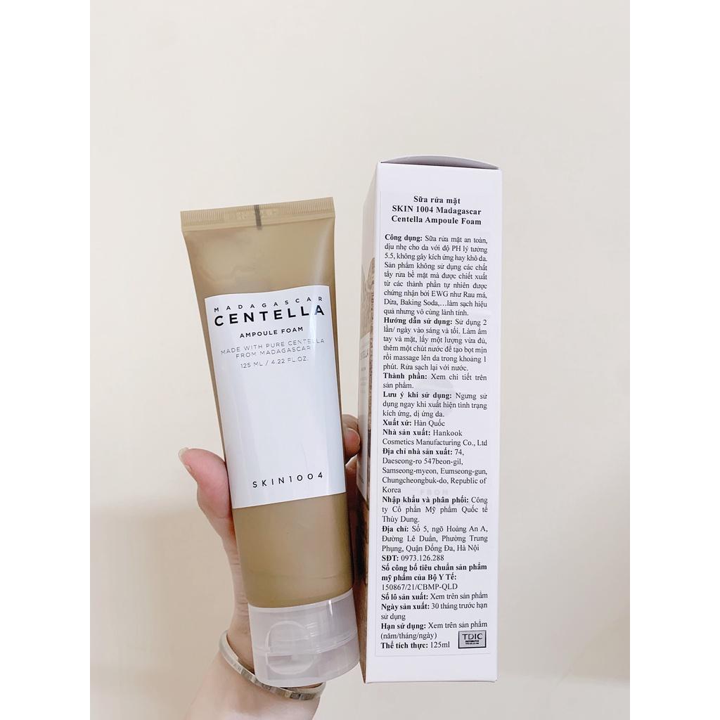 Sữa rửa mặt Skin1004 Madagascar Centella Ampoule Foam 125ml