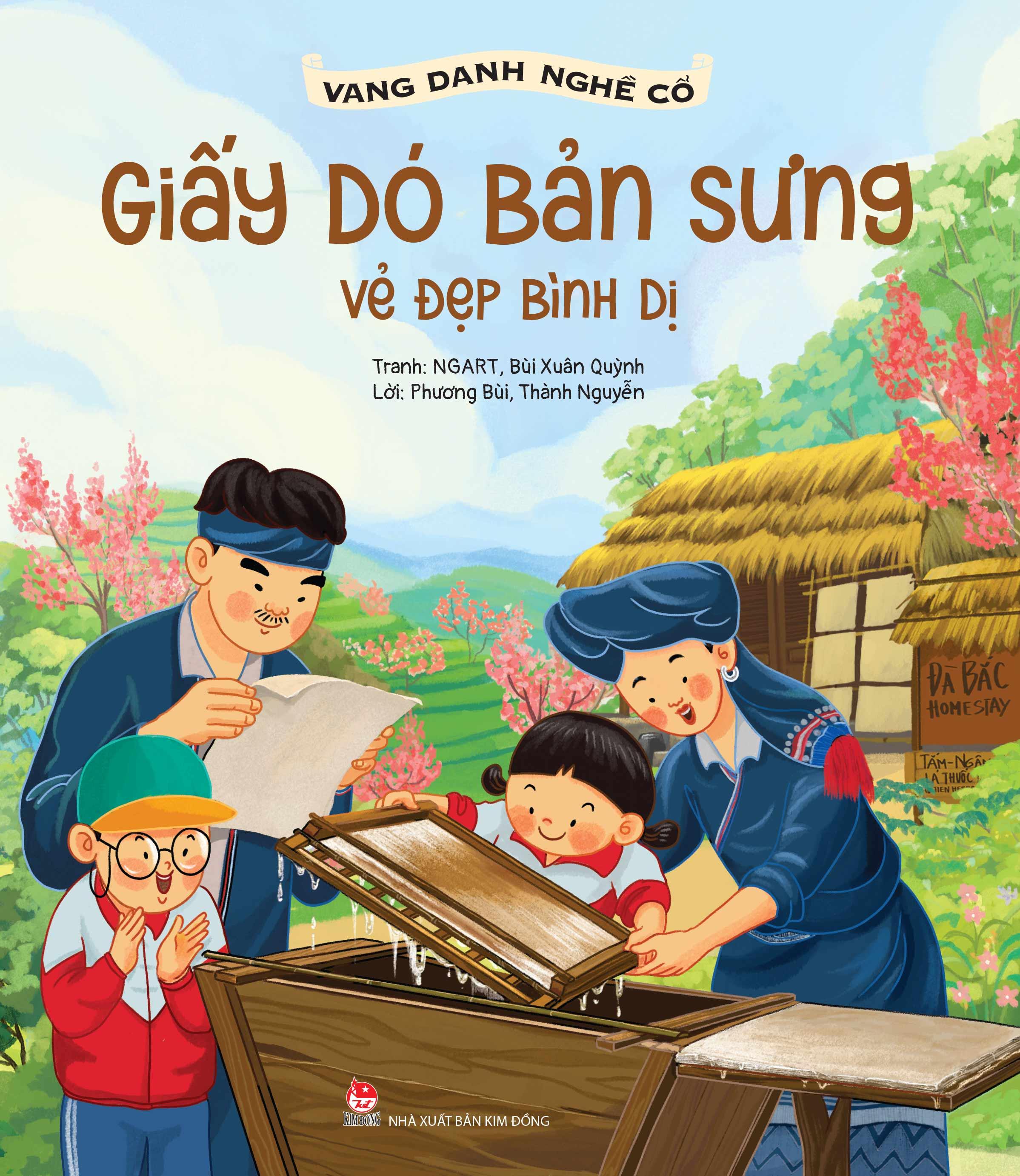 Sách - Vang Danh Nghề Cổ - Giấy Dó Bản Sưng - Vẻ Đẹp Bình Dị