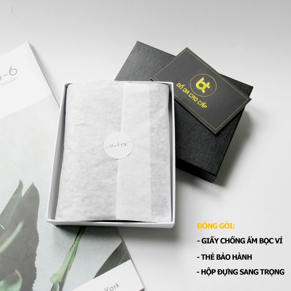 Ví nam da bò sáp Pullup - Ví da nam cao cấp BTLUXURY M101